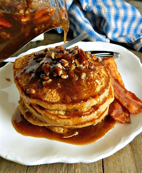 Perfect Pumpkin Spice Pancakes - Frugal Hausfrau