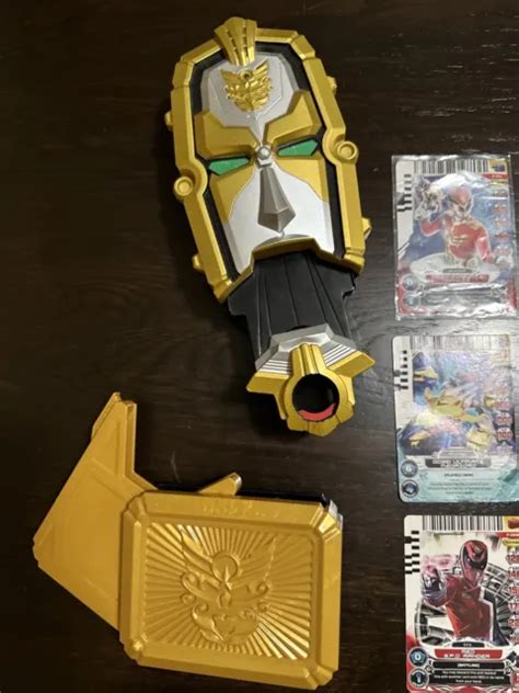 POWER RANGERS MEGAFORCE Deluxe Gosei Morpher Card Reader 2012 W/ Cards & Case $19.99 - PicClick