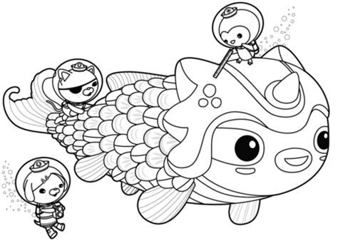 The Octonauts Meet Dunkie coloring page | Free Printable Coloring Pages