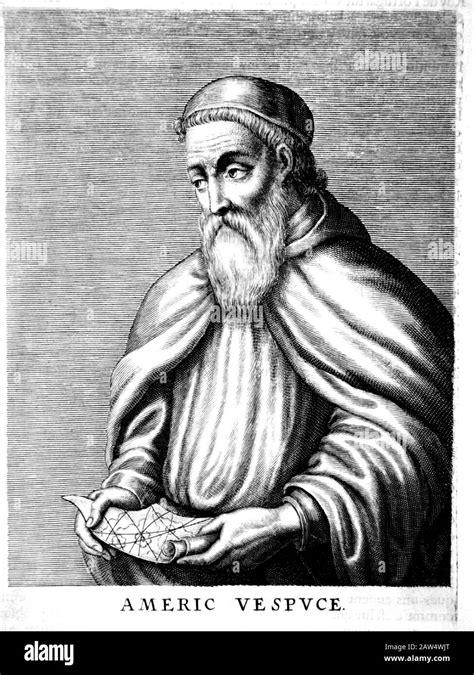 Amerigo vespucci portrait Black and White Stock Photos & Images - Alamy