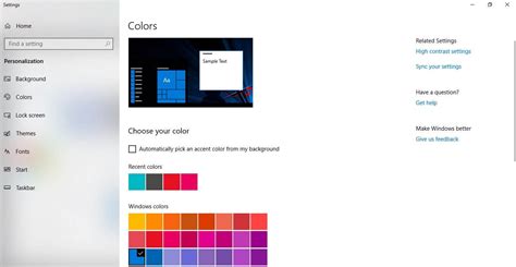 How to Change Windows 10 Window Colors and Appearance