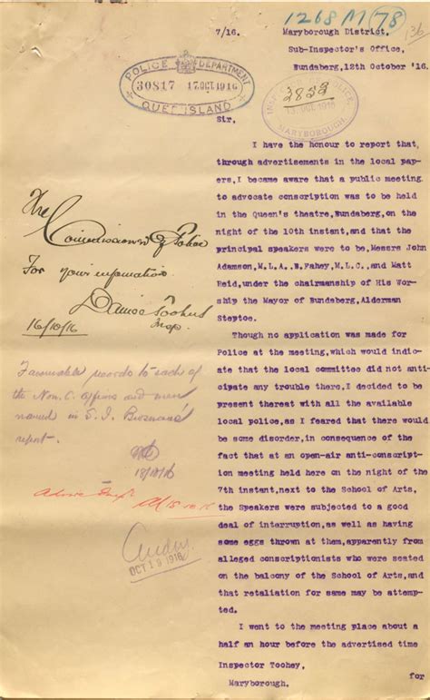 'No place for rail sitters': the conscription debate in Queensland during the First World War ...