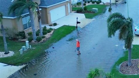 WATCH: Aerial view of Hurricane Ian damage in Port Charlotte, Florida