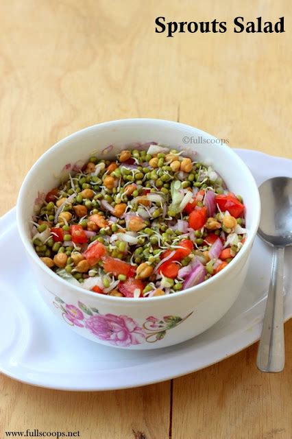 Sprouts Salad ~ Full Scoops - A food blog with easy,simple & tasty recipes!