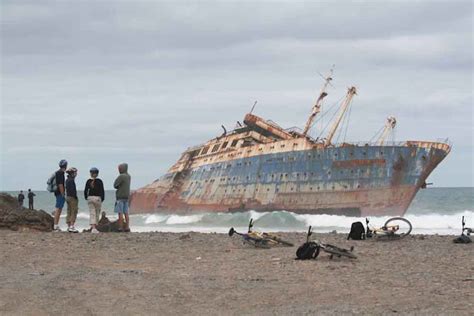 The wreck of the American Star, Fuerte ventura, Canary Islands, Spain