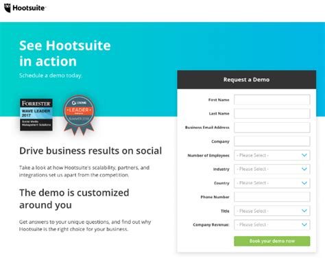 6 Kickass 'Request a Demo' Page Examples