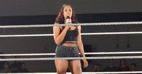 The Rock’s daughter cut her first live event promo, revealed nickname ...