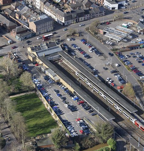 Kings Lynn aerial image - railway station | Aerial view of t… | Flickr