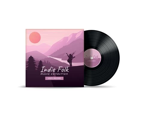 Vinyl Record Cover Design 7694290 Vector Art at Vecteezy