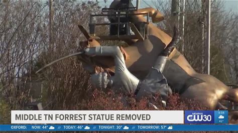 Nathan Bedford Forrest statue removed in Middle Tennessee | localmemphis.com