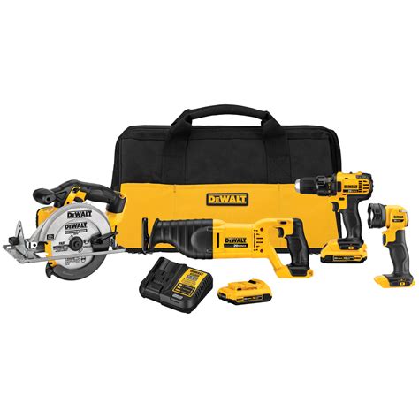 DeWalt 20V 4-Tool Combo Kit