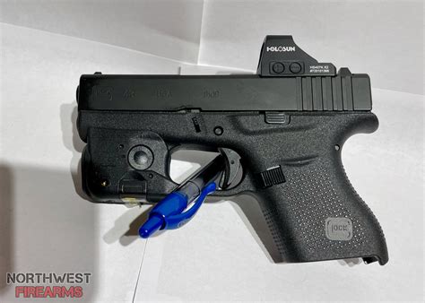 Glock 43 with Holosun 407K, Streamlight, trigger upgrade, and 6 mags | Northwest Firearms