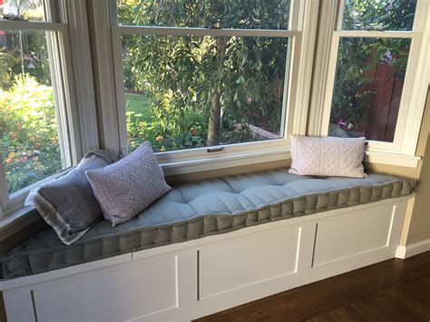 Custom Sewn Hand Tufted Window Seat Cushion French Mattress Tufting , Floor Cushion, Bench Seat ...