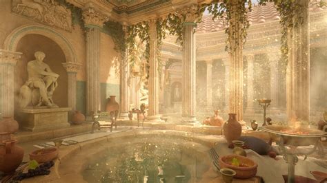 The Beautiful Ancient Roman Baths for Thinkers l Immersive Experience (4K) - YouTube