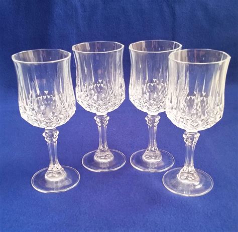 Antique Crystal Wine Glasses