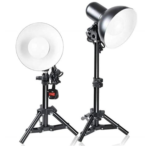 TFJ 2x 150W Studio Continuous Lighting Mini Table Top 5500K Photography Studio LED Lighting Kit ...