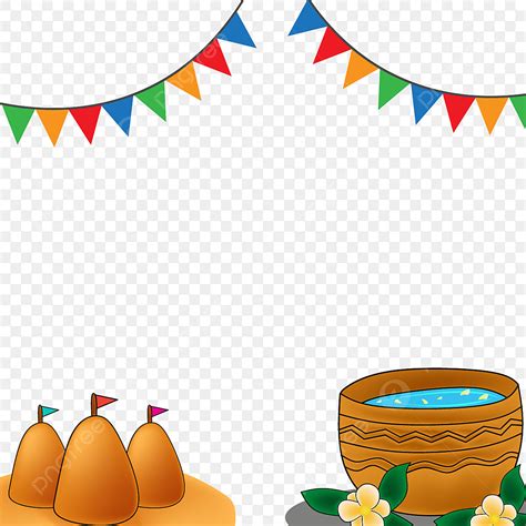 Songkran Festival Thai Vector Hd PNG Images, Amazing Songkran Festival ...