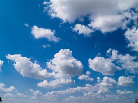 Blue Sky Background With Clouds Free Stock Photo - Public Domain Pictures