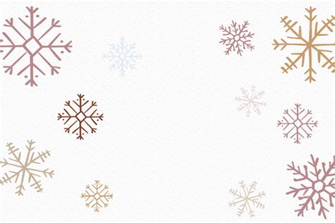 Winter Snowflake Background Aesthetic Blank, Frost, Copyspace, Holiday Background Image for Free ...