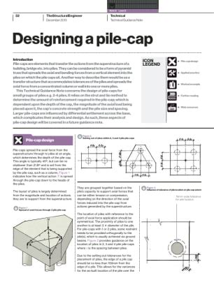 Technical Guidance Note (Level 2, No. 8): Designing a pile-cap - The Institution of Structural ...