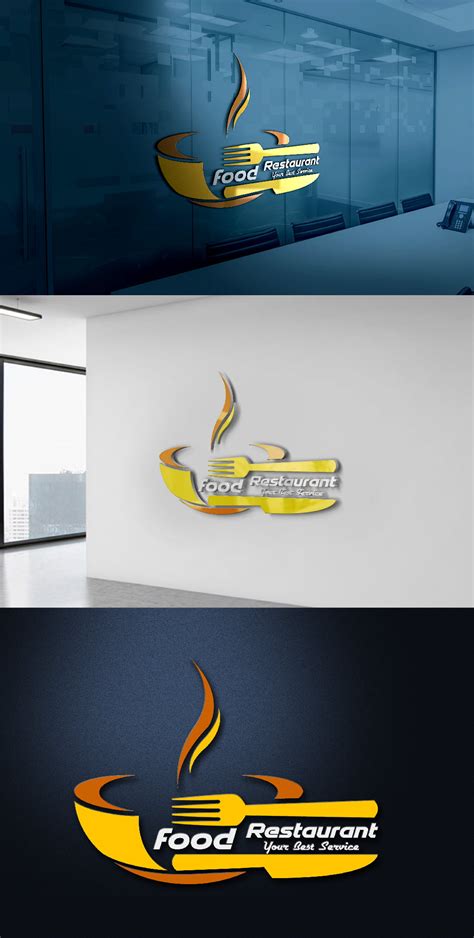 Modern Restaurant Logo Design Free Template Download – GraphicsFamily