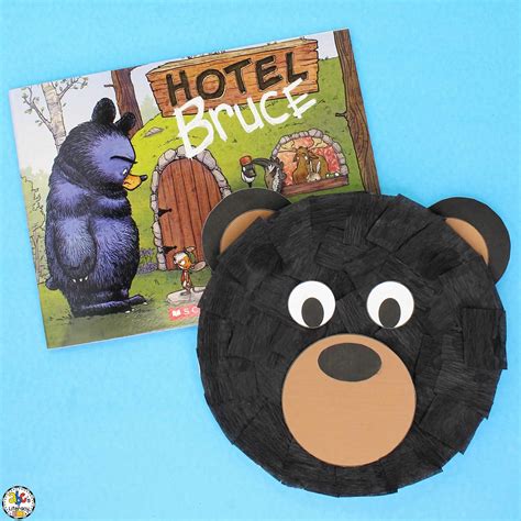 Black Bear Paper Plate Craft: Fine Motor Activity for Kids