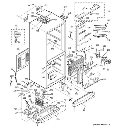 Fridge Ge Refrigerator Parts Diagram | Reviewmotors.co