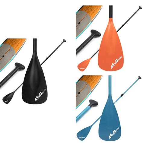 Adjustable Stand Up Paddle Board Paddle with Unique Lock Design Floating Alloy Shaft Paddleboard ...