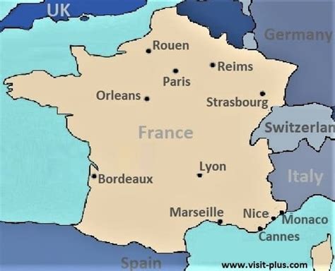 Map France Major Cities Best Map Of Middle Earth - vrogue.co