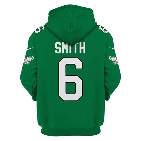 DeVonta Smith – Philadelphia Eagles Hoodie Jersey – TOP REBORN