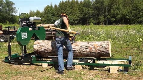 2013 HM126 Woodland Mills Portable Sawmill Promotional Video - YouTube