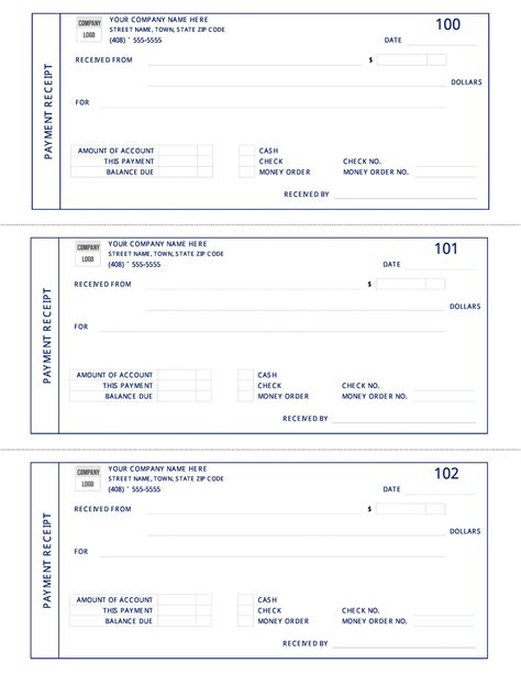 Cash Transaction Receipt Template | EmetOnlineBlog