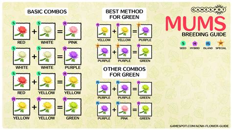 Animal Crossing: New Horizons Hybrid Flowers Guide - How To Breed ...