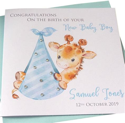 New Baby Boy Card