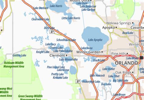 MICHELIN Minneola map - ViaMichelin