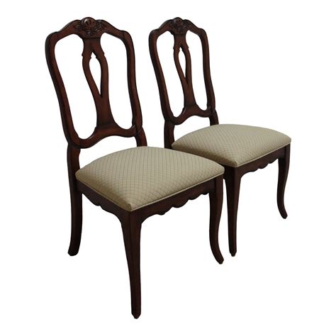 1990s Ethan Allen Country French Legacy Dining Room Side Chairs - a Pair | Chairish