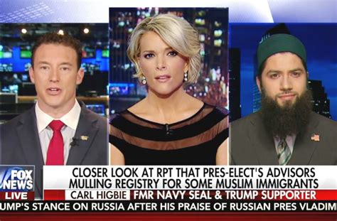 Trump Supporter Carl Higbie Tells Megyn Kelly He Didn't Cite Internment: 'You Put Words Out There…'