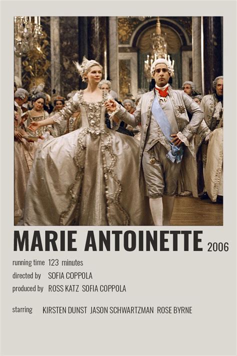 Marie Antoinette Polaroid Poster in 2022 | Film posters vintage, Movie ...