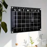 Black Transparent Acrylic Weekly Planning Note Board And - Temu