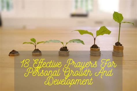 18 Effective Prayers For Personal Growth And Development