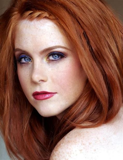 Makeup for redheads with blue eyes Stunning Redhead, Beautiful Red Hair ...