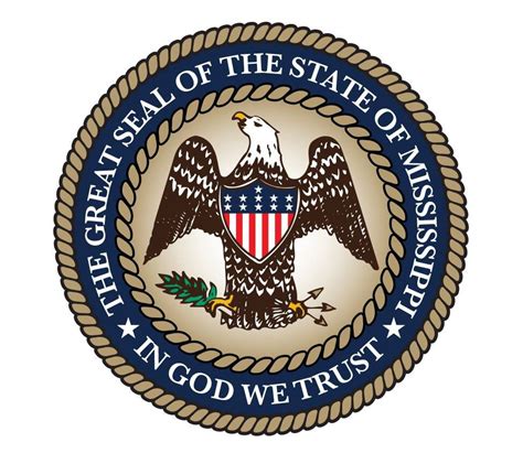 MS State Seal. | Mississippi, Mississippi state, In god we trust