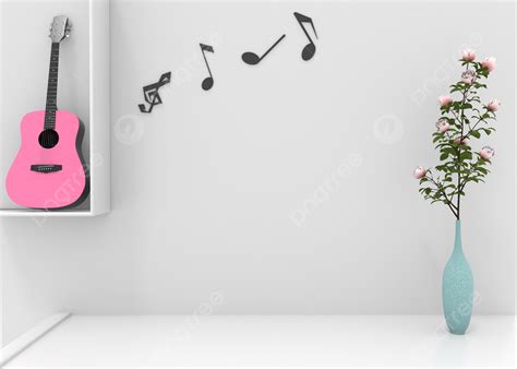 3d Home Office Virtual Background Pink Music, Music Background ...