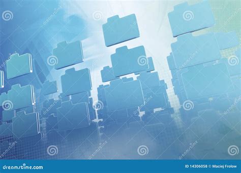 Abstract Folders Background Royalty Free Stock Photos - Image: 14306058