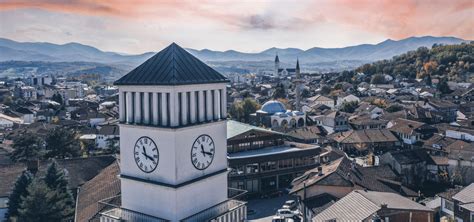 Gjakova Stadt Alte Basar Attraktion Çarshija Urlaub im Kosovo