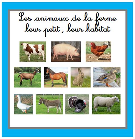 Images classifiées / renseignées : les animaux de la ferme - Ti ...