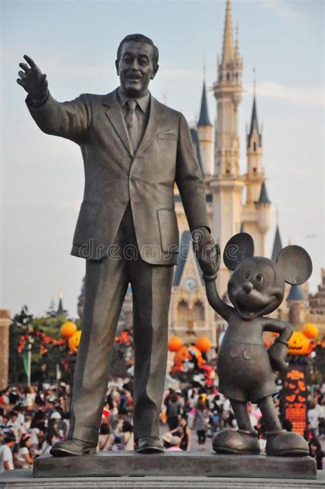 Walt Disney and Mickey Mouse. Tokyo Disneyland, Chiba, Japan- July 02, 2012- vie , #Affiliate, # ...