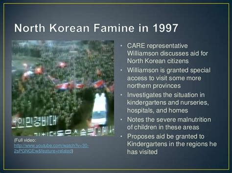 The North Korean Famine