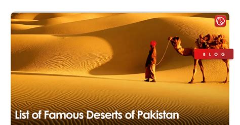 List of Famous Deserts of Pakistan | Graana.com