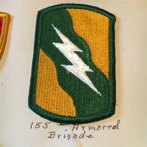 VINTAGE WW2 TO KOREA Patch Collection BREAK UP - 155th Armored Brigade $2.99 - PicClick